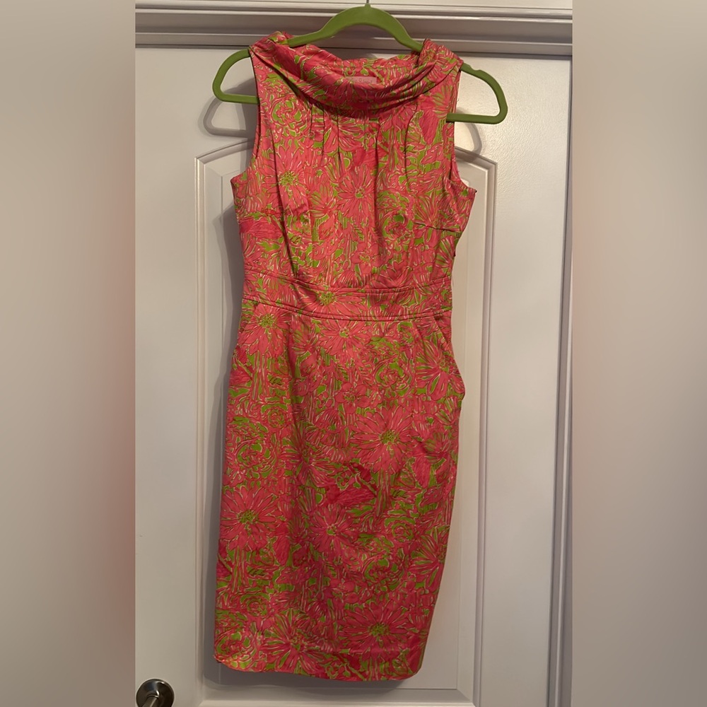 Lilly Pulitzer Size 2 Dress Pink and Green